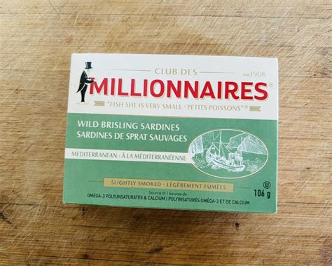 millionaire sardines|Loblaws Millionaires Slightly Smoked Mediterranean Sardines .